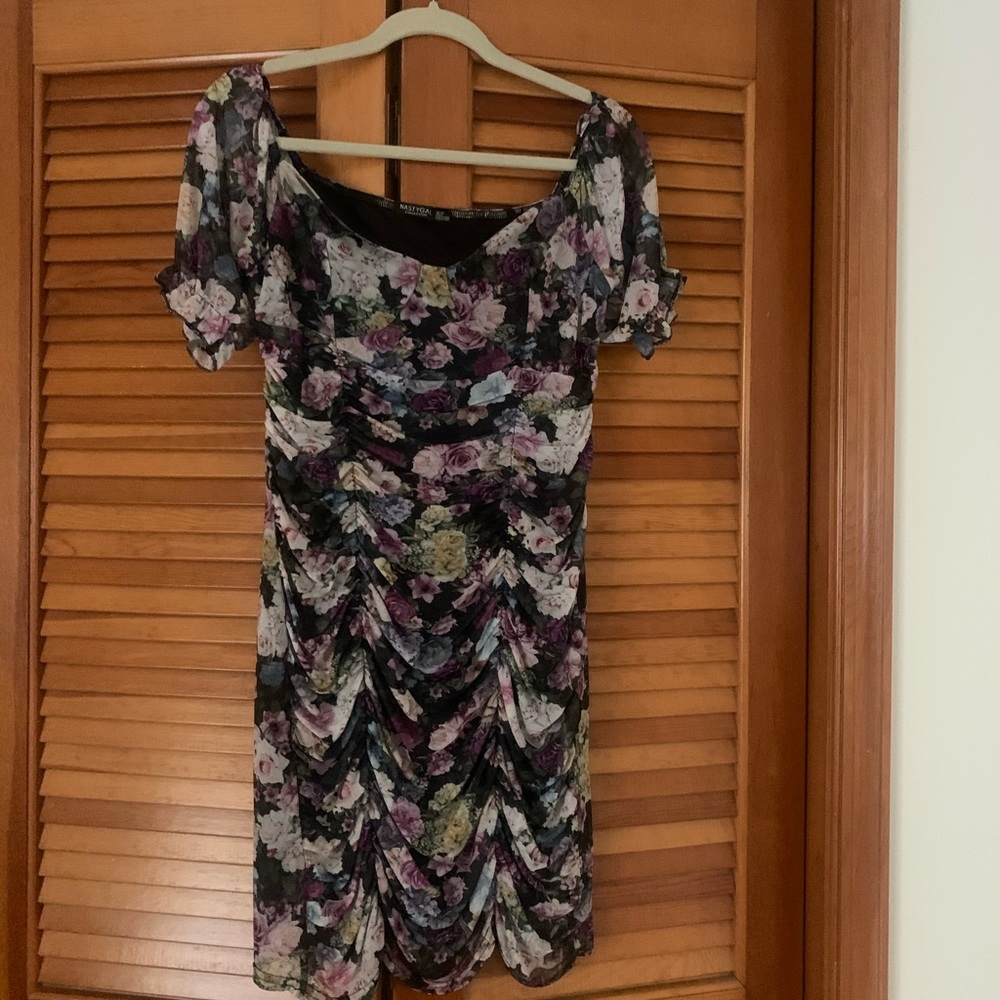 Nasty Gal floral dress
